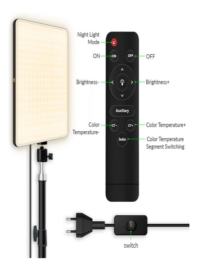 LED Camera Light Portable Photography Light Dimmable Studio Lights for Photo Shooting | Vlog Making | Filming | Online Video Food Recording