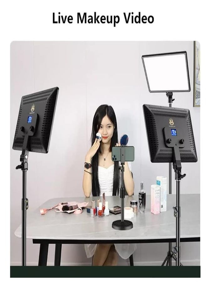 LED Camera Light Portable Photography Light Dimmable Studio Lights for Photo Shooting | Vlog Making | Filming | Online Video Food Recording