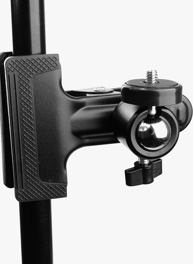 3 Piece Camera Clip Clamp Flash Reflector Holder Black