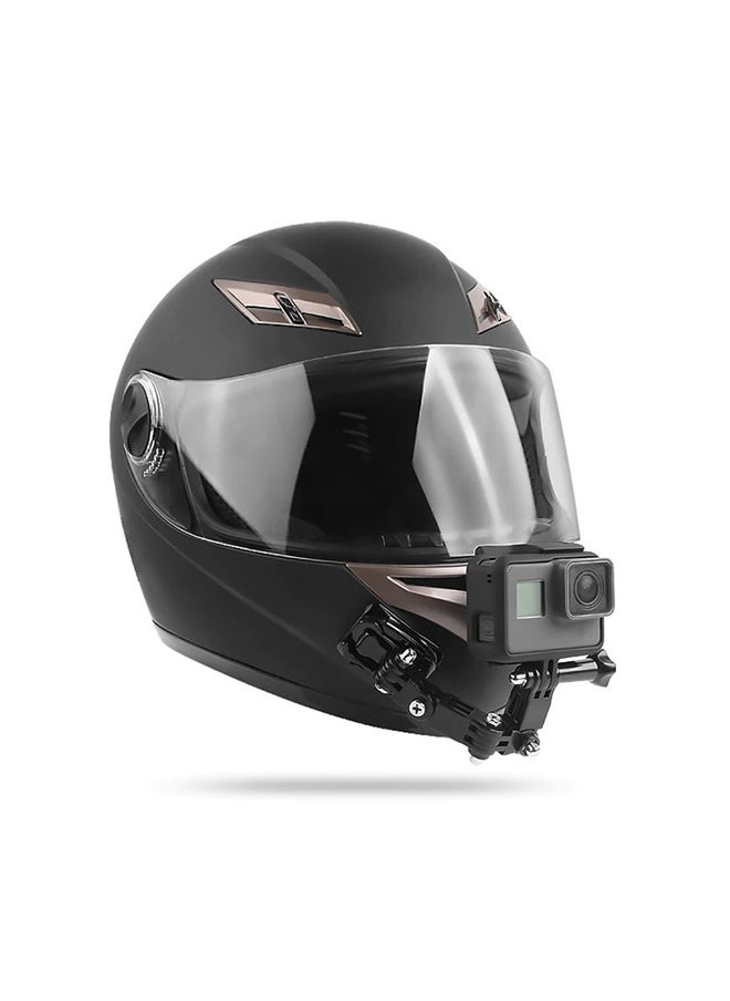 Motorcycle Helmet Chin Mount Kit Compatible for GoPro Hero 10/9/8/7/6/5, for SJCAM, for YI Action Camera Accessories and More