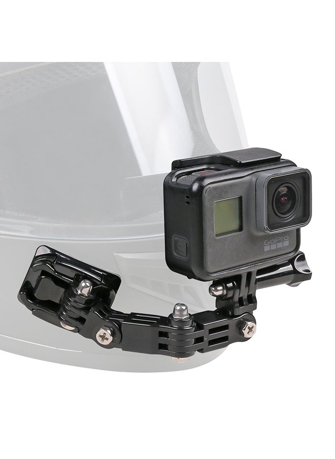 Motorcycle Helmet Chin Mount Kit Compatible for GoPro Hero 10/9/8/7/6/5, for SJCAM, for YI Action Camera Accessories and More