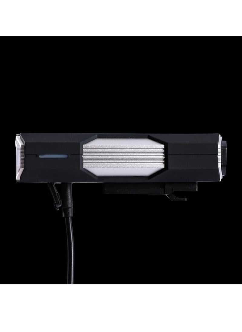 Rechargeable Bike Lights, 6+4 Modes, Type-C USB, Anti-Dazzle High Lumen LED, Front and Rear Set for Night Riding, Waterproof IPX6, Easy to Install, Ideal for Kids, Cycling, Biking