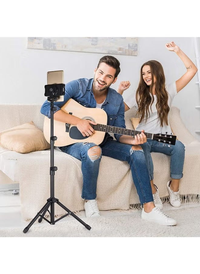 Tablet Floor Tripod Stand – Adjustable Height Tablet Holder Mount for 4.7 to 12.9