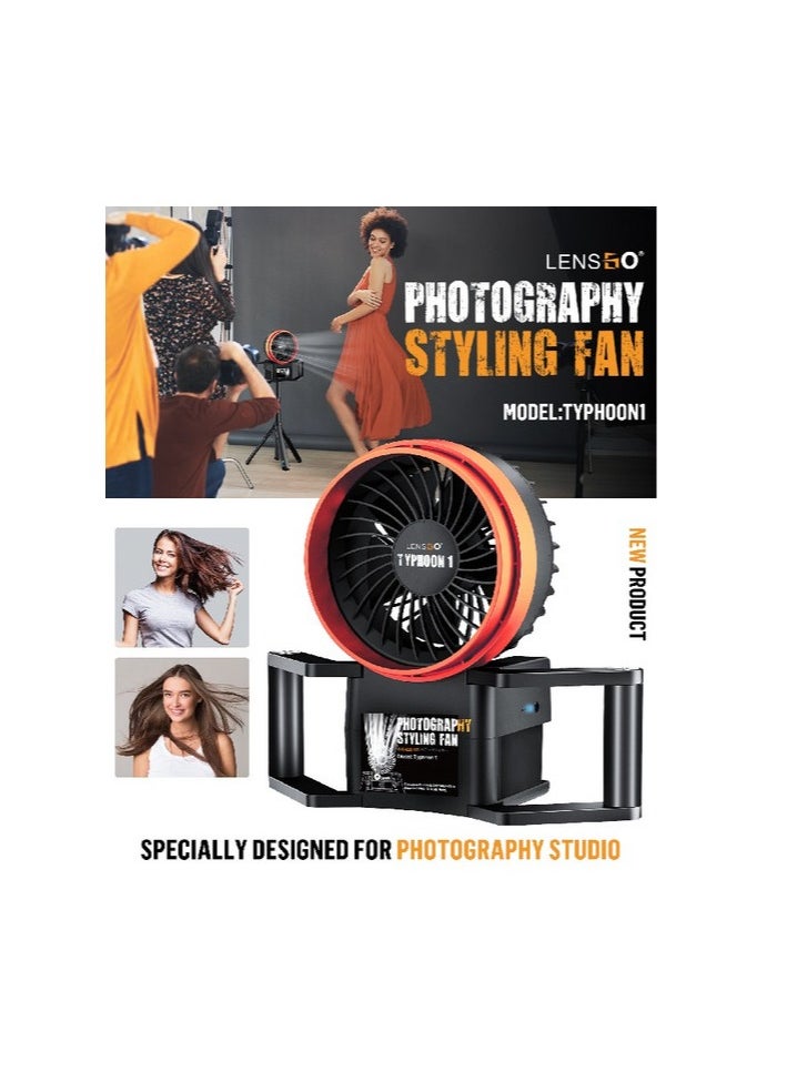 LENSGO Typhoon Portable Fan Cordless 50W Wind Hair Blower