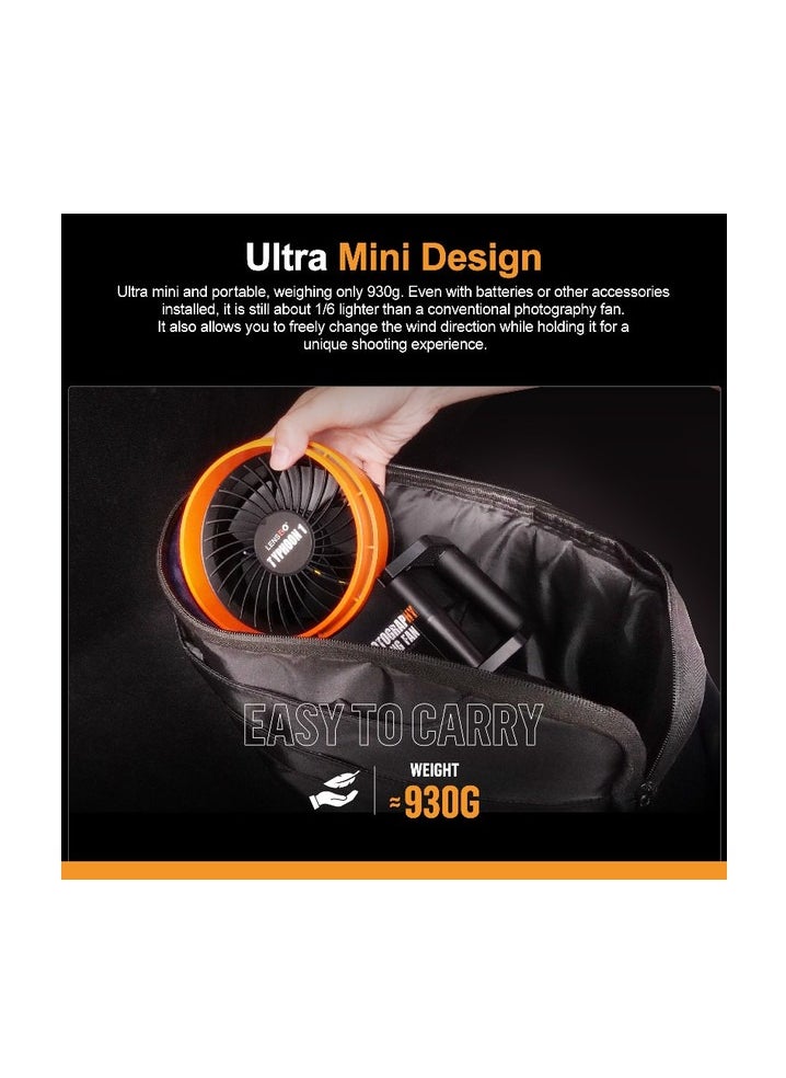 LENSGO Typhoon Portable Fan Cordless 50W Wind Hair Blower