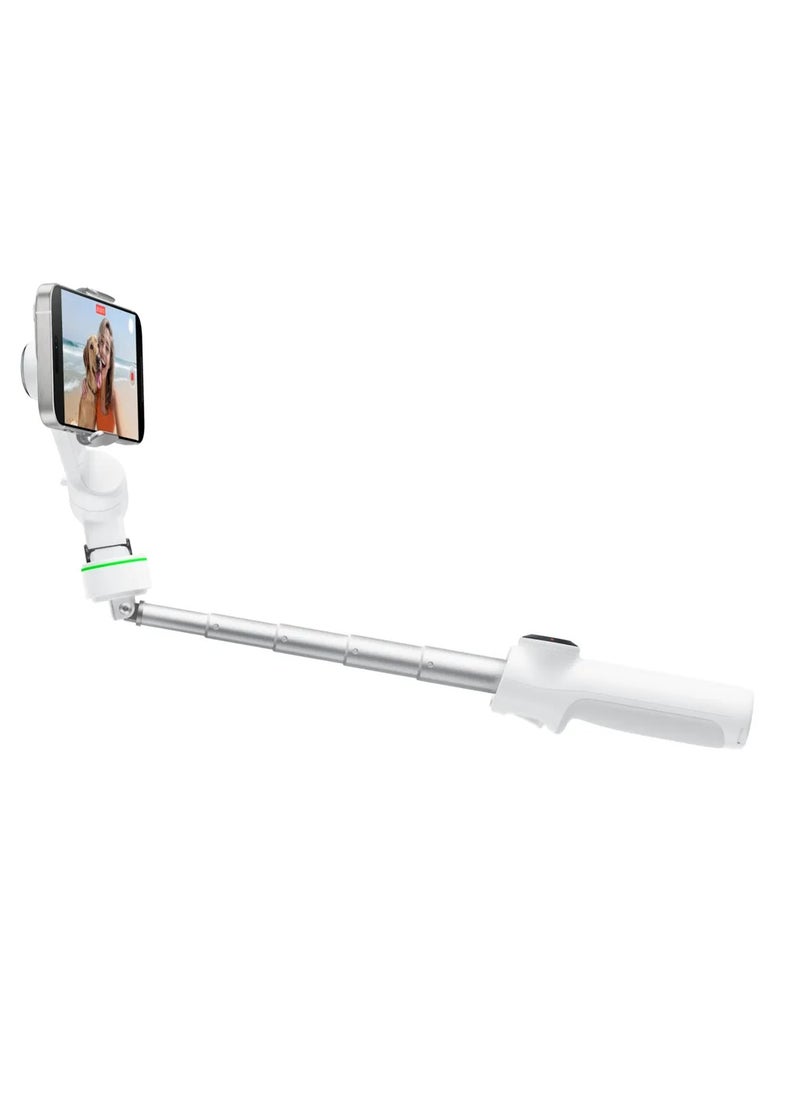 FLOW 2 PRO | Standard Bundle | Ultimate AI Tracking Gimbal Stabilizer. Achieve smooth, pro-level shots with advanced AI tracking and sleek design. Perfect for creators on the go! – Stone Grey