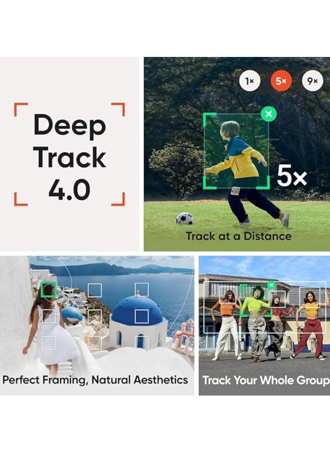 FLOW 2 PRO | Standard Bundle | Ultimate AI Tracking Gimbal Stabilizer. Achieve smooth, pro-level shots with advanced AI tracking and sleek design. Perfect for creators on the go! – Stone Grey