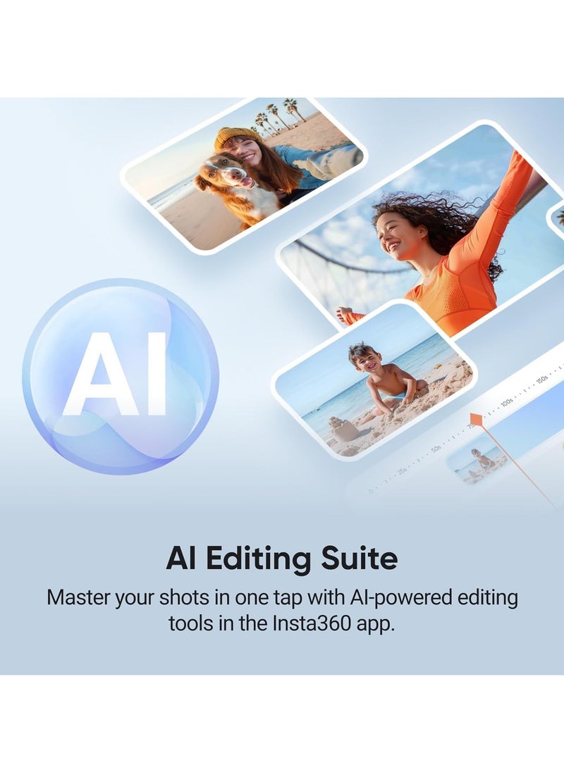 FLOW 2 PRO | Standard Bundle | Ultimate AI Tracking Gimbal Stabilizer. Achieve smooth, pro-level shots with advanced AI tracking and sleek design. Perfect for creators on the go! – Stone Grey