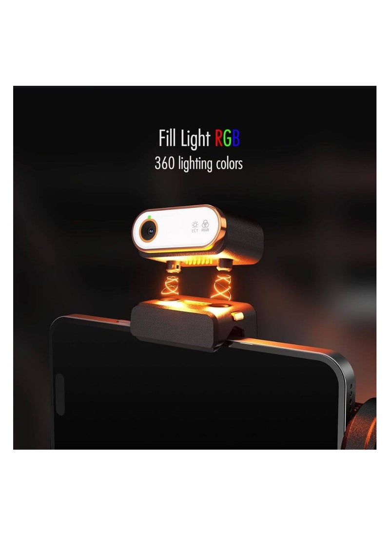 Hohem iSteady M7 Gimbal Stabilizer for Smartphone, Magnetic AI Tracker Fill Light, Detachable Touchscreen Remote Controller, Built-in Extension Rod, 500g Payload Gimbal Stabilizer for iPhone Android