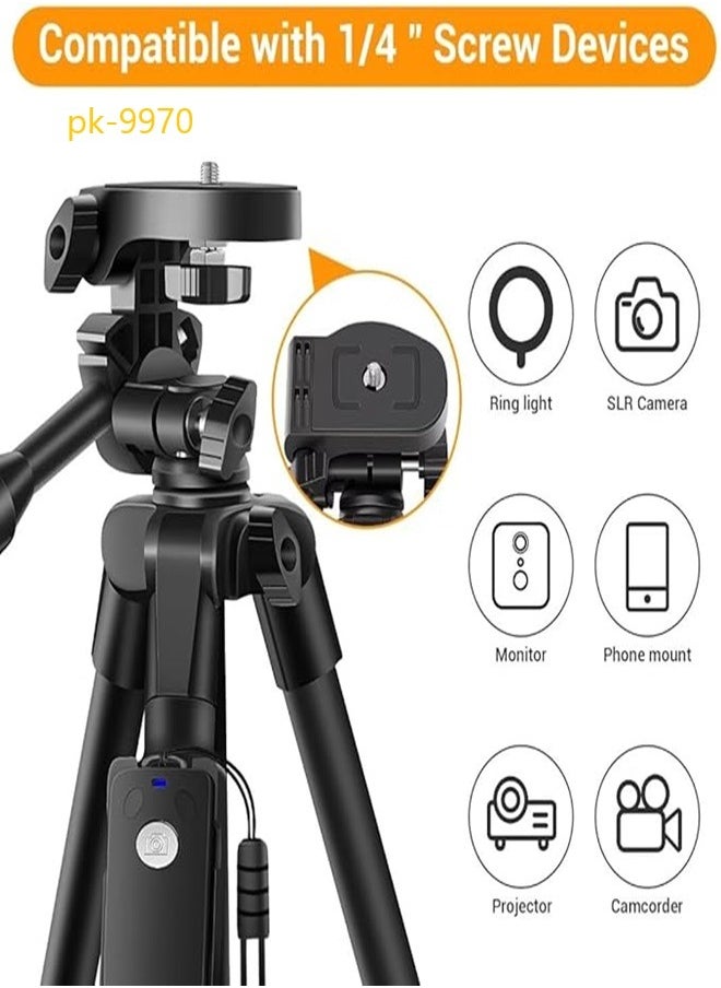 Pk-9970 Tripod For Phone/Camera 1900mm With Bluetooth Remote