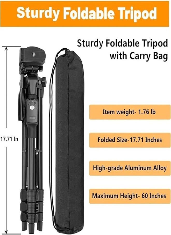 PK 9970 PRO Tripod For Phone/Camera 1900mm With Bluetooth Remote