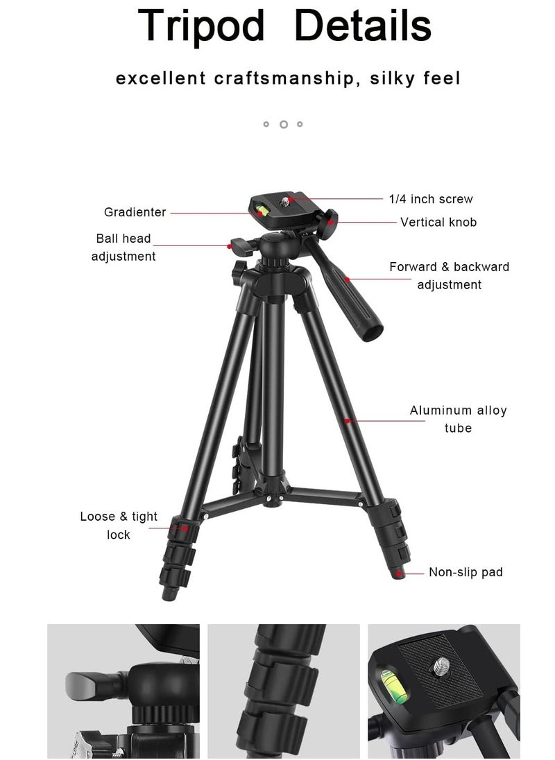 YouTube Vlogging Starter Kit – Complete Video Setup with HD Camera, Microphone, Tripod, LED Ring Light, and Essential Accessories for Beginners and Content Creators – Perfect for High-Quality Video Creation