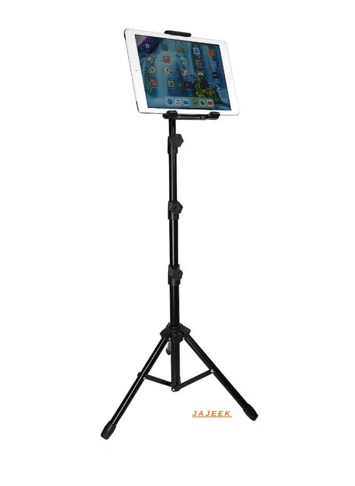 Tablet Floor Tripod Stand – Adjustable Height 4.7 to 12.9