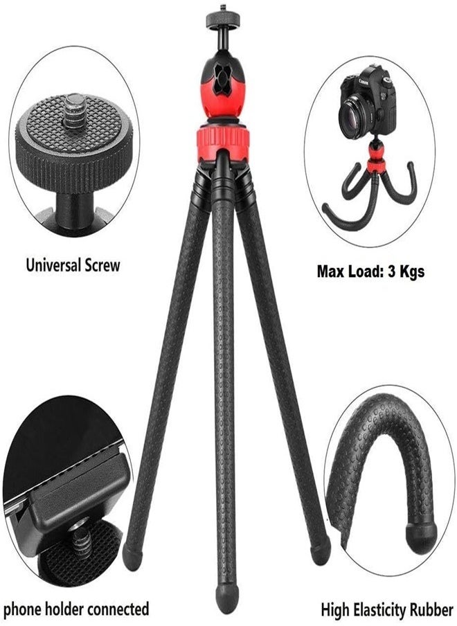 Mini Phone Tripod Stand 360 Rotation Portable Flexible octopus Selfie Stick Compatible with All Cell Phones/Cameras