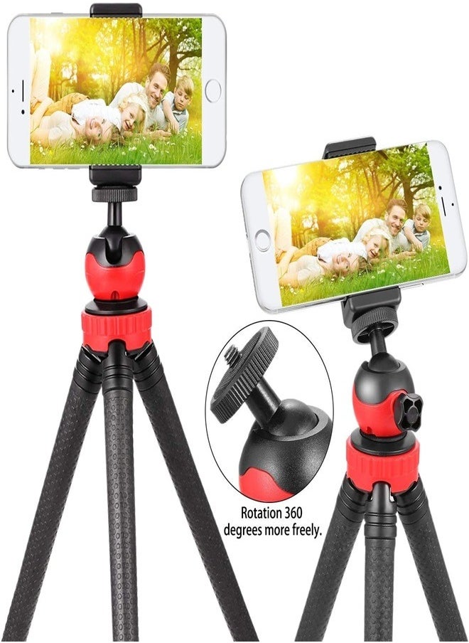Mini Phone Tripod Stand 360 Rotation Portable Flexible octopus Selfie Stick Compatible with All Cell Phones/Cameras