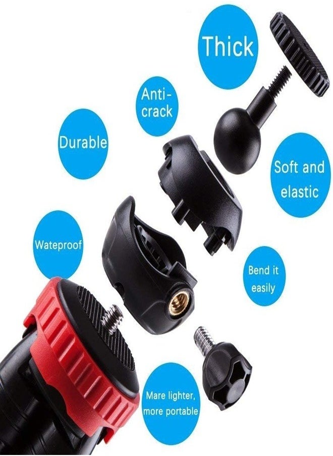 Mini Phone Tripod Stand 360 Rotation Portable Flexible octopus Selfie Stick Compatible with All Cell Phones/Cameras