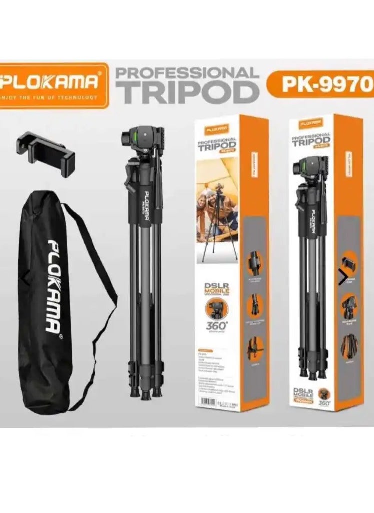 PLOKAMA PK9970 PROFESSIONAL TRIPOD FOR MOBILE & CAMERA 190CM