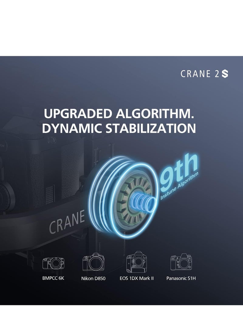Zhiyun Crane 2S 3-Axis Handheld Gimbal Stabilizer for DSLR Cameras