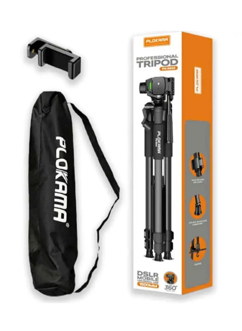 PLOKAMA PK9950 PROFESSIONAL TRIPOD 150CM