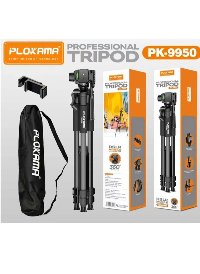 PLOKAMA PK9950 PROFESSIONAL TRIPOD 150CM