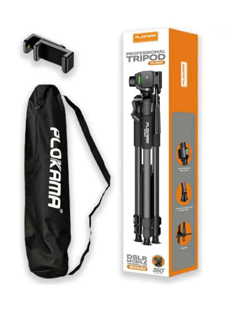 PLOKAMA PK9950 PROFESSIONAL TRIPOD 150CM