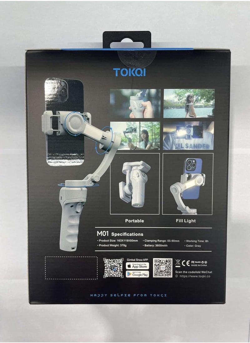 TOKQI M01 Smart 3-Axis Professional Shooting Gimbal