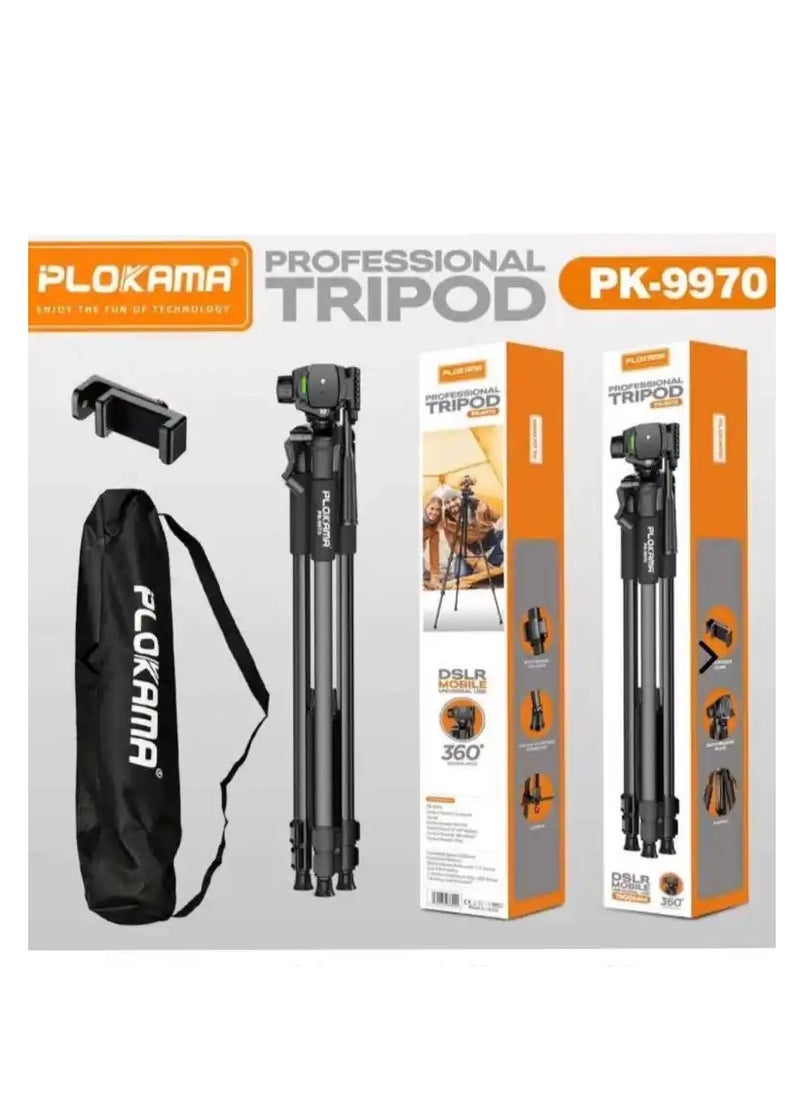 PLOKAMA PK9970 PROFESSIONAL TRIPOD FOR MOBILE & CAMERA 190CM