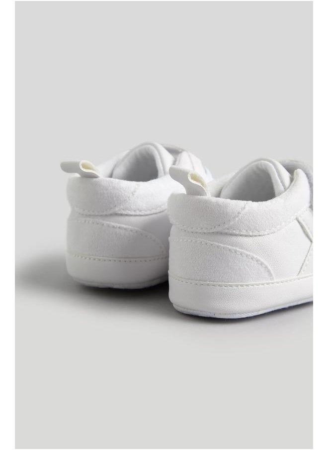 White and Grey Pram Trainers