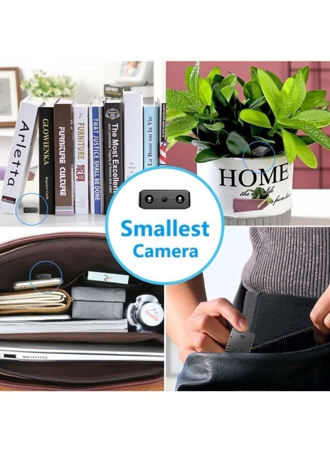 Mini WiFi HD1080P Video Camera Surveillance Camera with Night Vision Motion Detection Cloud Storage Remote Viewing for Security with iOS Android Phone APP