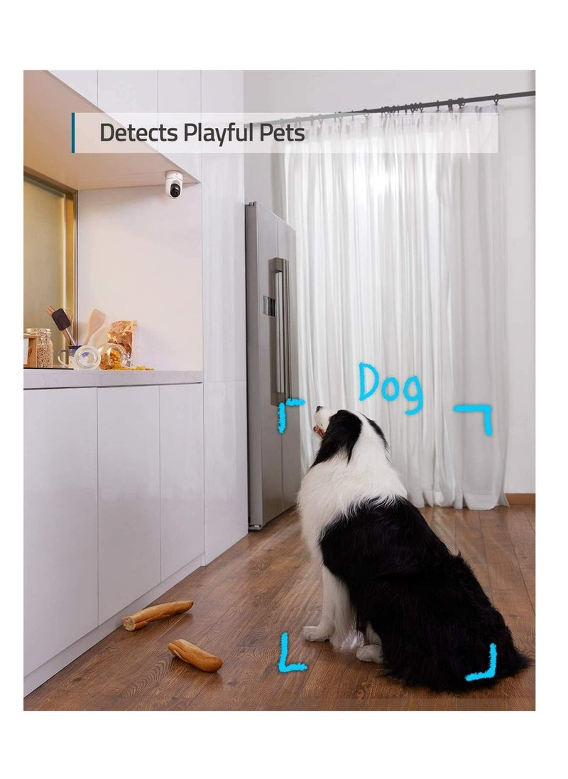 Security 2K Indoor Camera | Pan & Tilt, AI Motion Tracking, Night Vision
