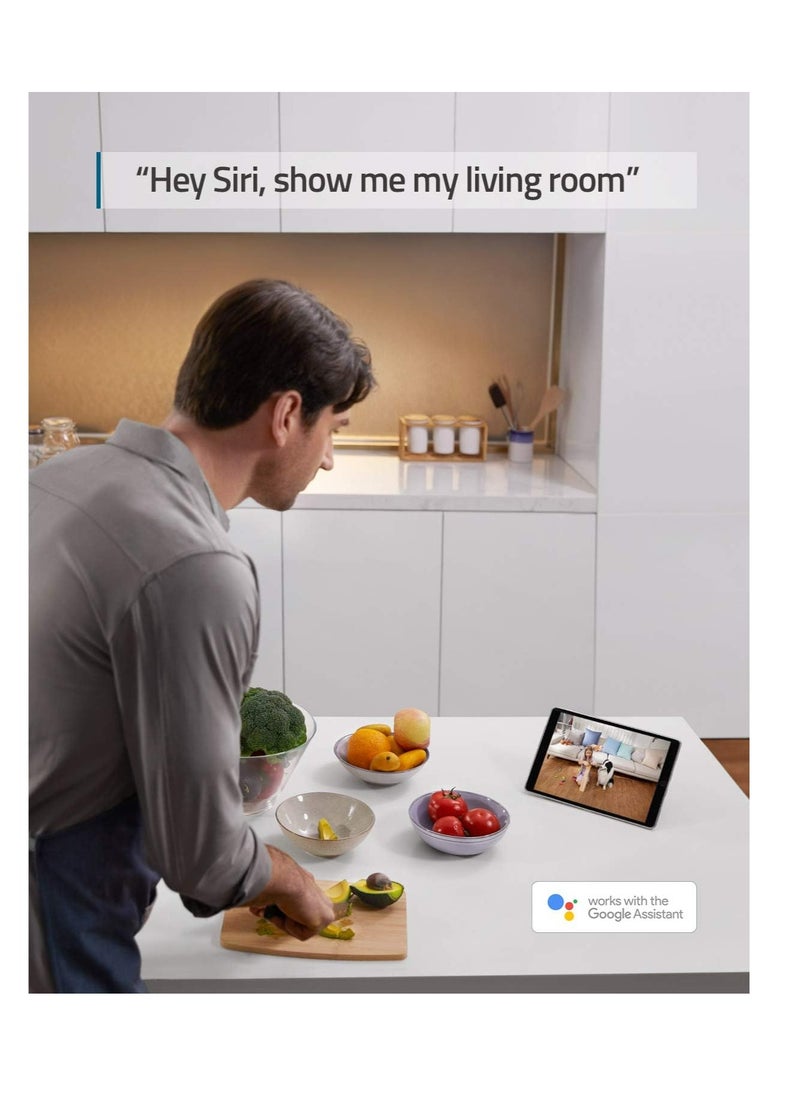 Security 2K Indoor Camera | Pan & Tilt, AI Motion Tracking, Night Vision