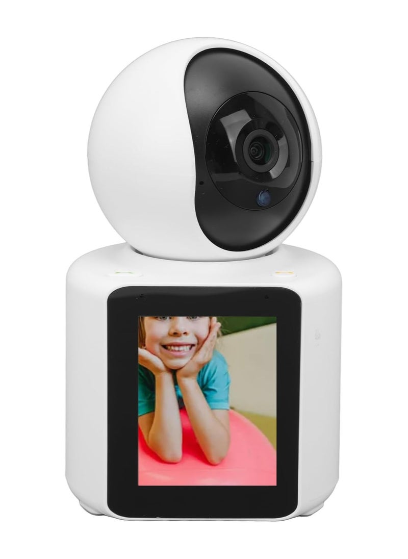 2 Way Video Camera with 2.8inch IPS Screen, Wireless Security Camera Support 2.4g Wifi, 120°Wide Angle, 1080p Shooting, Mobile Tracking Smart Surveillance Camera