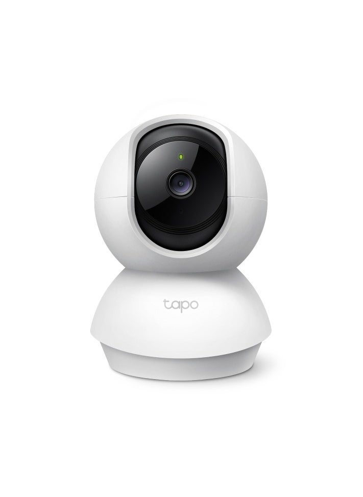 Tapo C200 Pan/Tilt 1080p Full HD Home Security Wi-Fi Camera Live View And Two-Way Audio Night Vision Motion Detection Baby Monitor MicroSD Card Support Works With Google Assistant And Amazon Alexa Remote Management By App