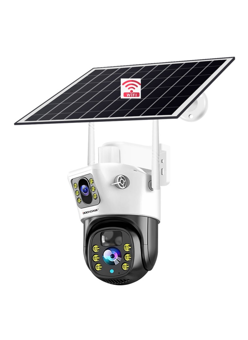 4.0MP Dual-Lens WIFI Indoor/Outdoor Security Solar Camera