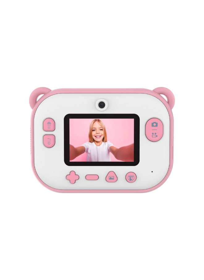 Camera Insta 2 | Instant Print Kids Camera, Print in 10 Secs w/ Thermal Paper, Dual Lens 6MP/9MP/12MP, 1080P Video Recording, 2.4