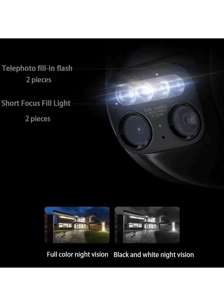 Outdoor Camera CW700S Cam Full Color Night Vision 9x zoom4 Megapixel IP66 Waterproof