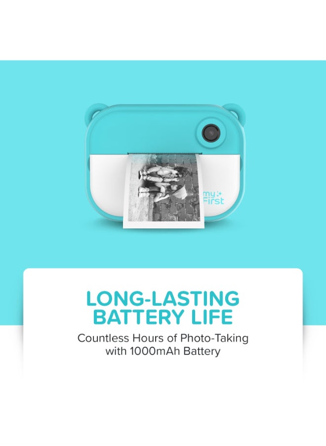 Camera Insta 2 | Instant Print Kids Camera, Print in 10 Secs w/ Thermal Paper, Dual Lens 6MP/9MP/12MP, 1080P Video Recording, 2.4
