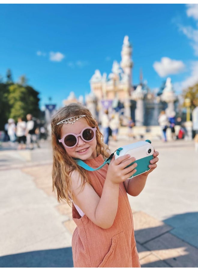 Camera Wi | Instant Print & Label Maker Kids Camera, Print in 10 Secs, WiFi Connect, Dual Lens 6MP/9MP/12MP, 1080P Video Recording, 2.4