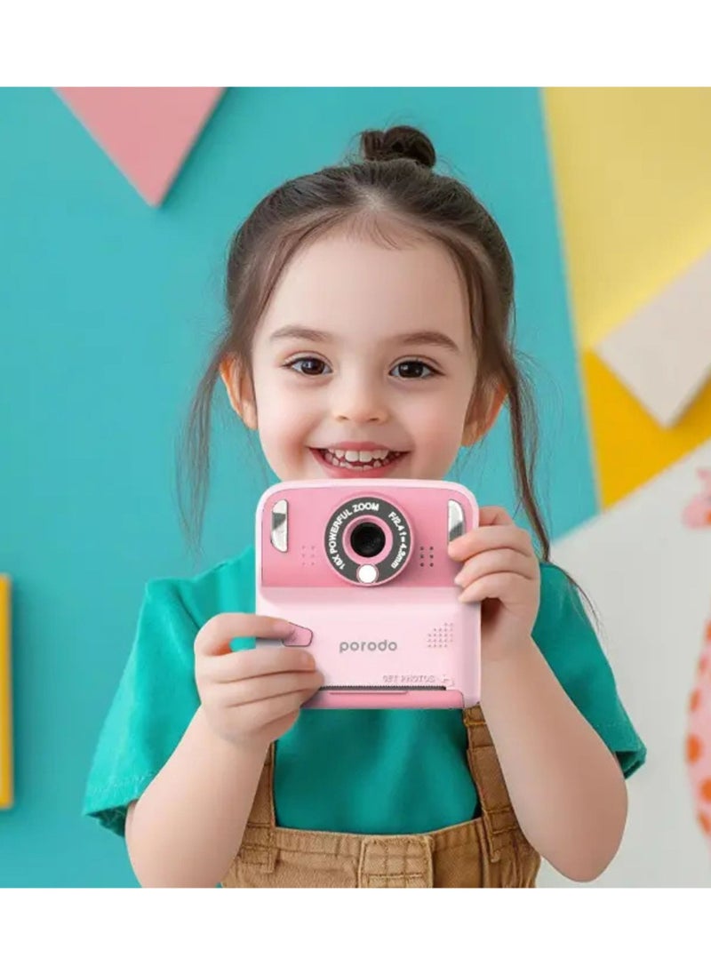 Lifestyle Kids 10000mAh Print Camera with 320 x 240 Screen Resolution, Type-C Charging Port, 2.4