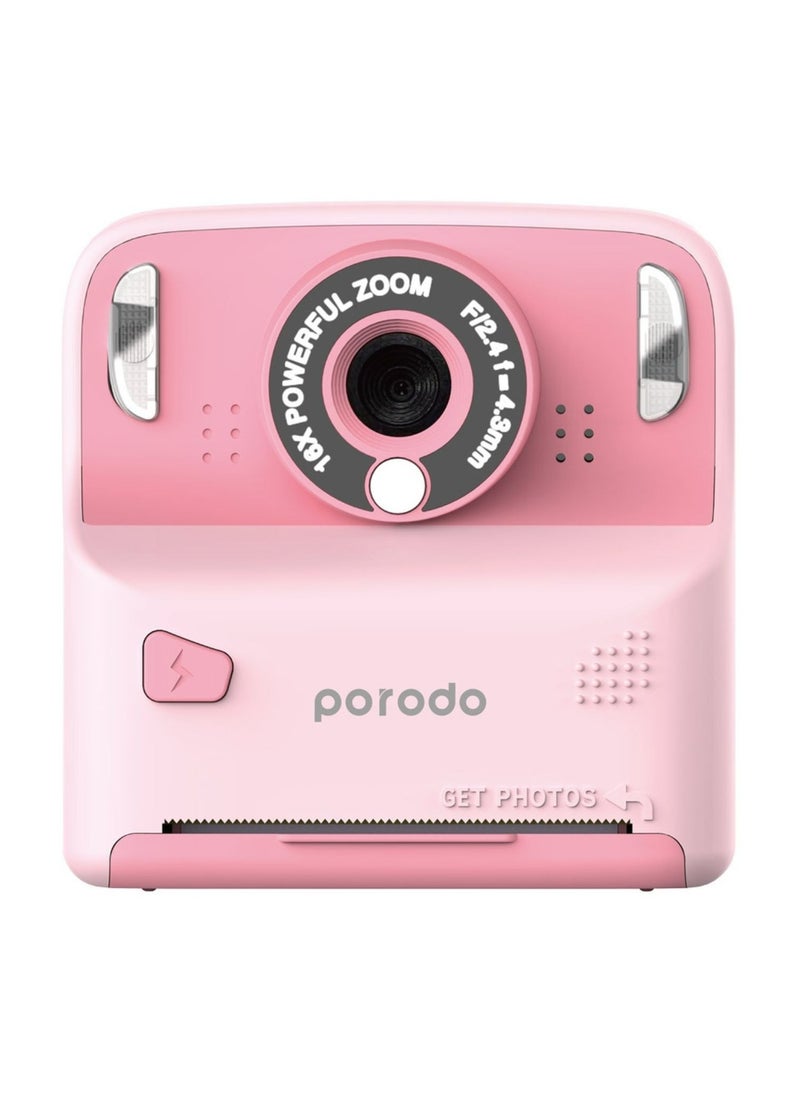 Lifestyle Kids 10000mAh Print Camera with 320 x 240 Screen Resolution, Type-C Charging Port, 2.4