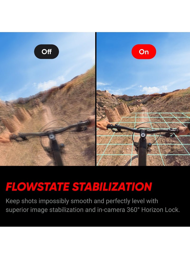 ACE PRO 2 | Dual Battery Bundle | Action Camera, Co-Engineered with Leica, 8K AI-Powered Ultra HD, Advanced Stabilization, Waterproof Design, Compact and Rugged Design– Black