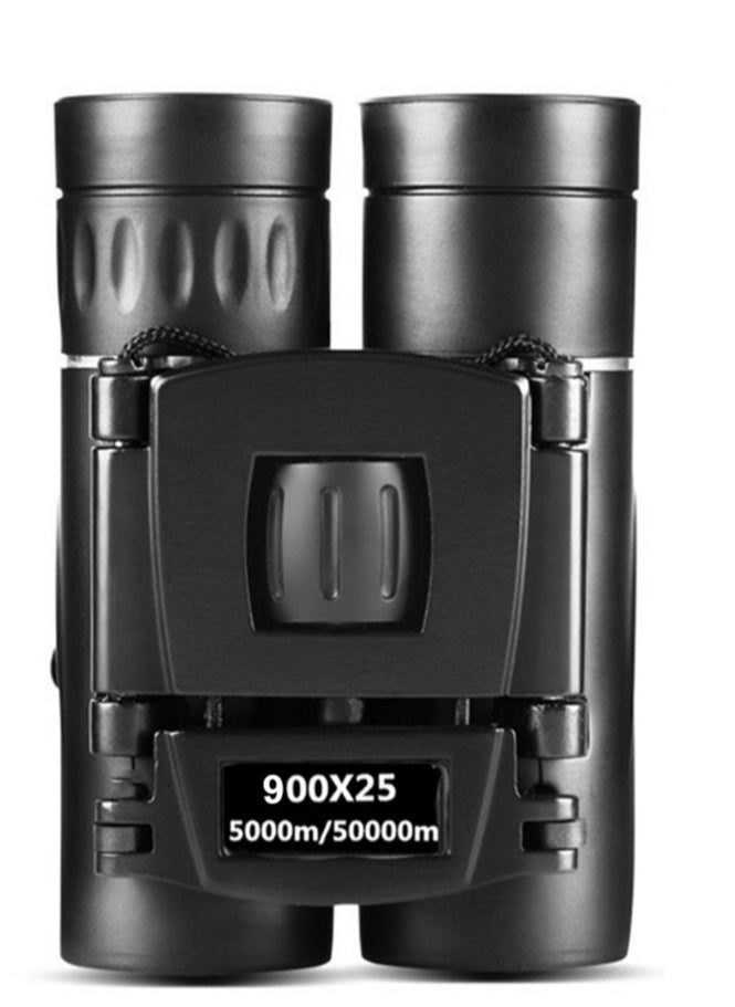 900x25 HD Powerful Binoculars 9000M Long Range Folding Mini Telescope BAK4 FMC Optics For Hunting Sports Outdoor Camping Travel