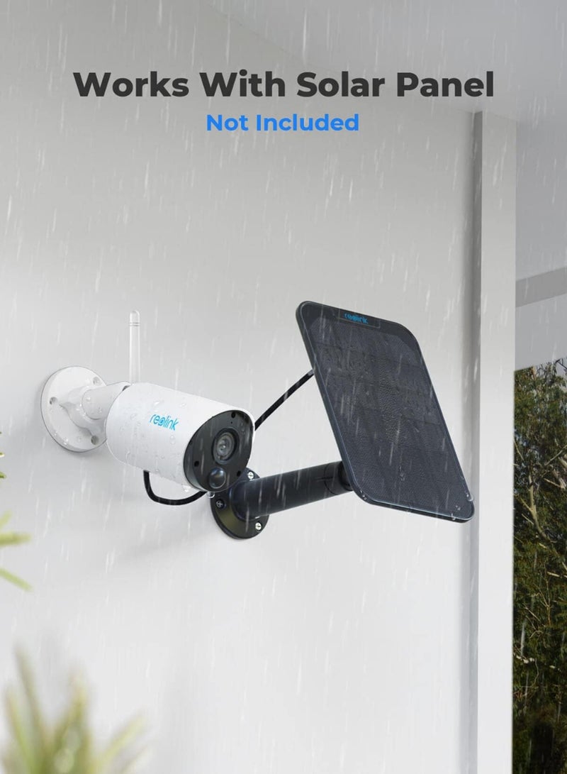 2K Security Camera Wireless Outdoor, 3MP Solar/Battery Powered Cameras for Home Security Indoor, Infrared Night Vision, 2 Way Talk, Local Storage, AI Detection, No Monthly Fee, Argus Eco