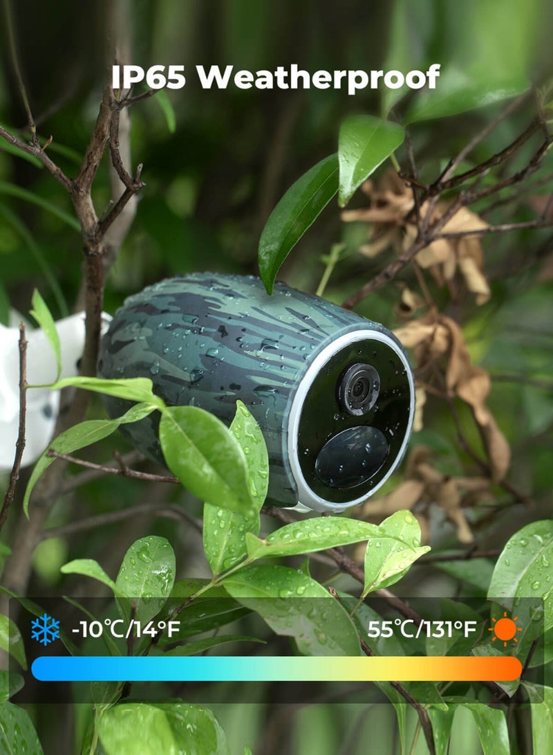 Cellular Security Camera Wireless Outdoor, 4G LTE No WiFi Needed, 2K HD with Person/Vehicle Smart Detection & Playback, Rechargeable Battery Powered, Time Lapse, Two-Way Talk, Go Plus