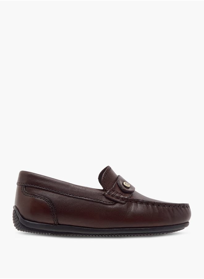 Boys Textured Slip-On Moccasins Ramadan Collection