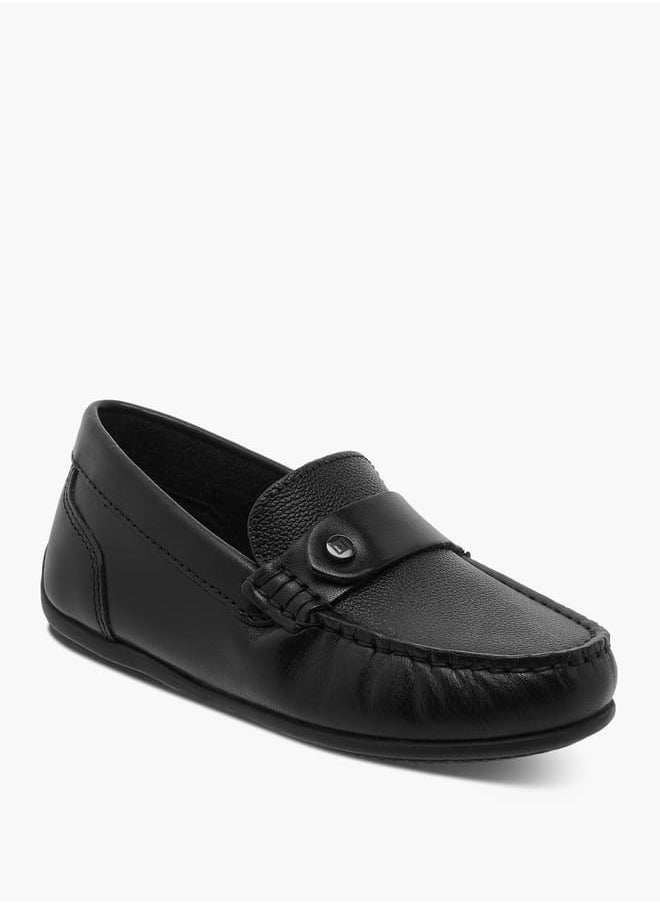 Boys Textured Slip-On Moccasins Ramadan Collection