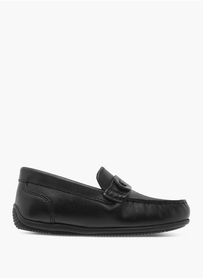 Boys Textured Slip-On Moccasins Ramadan Collection