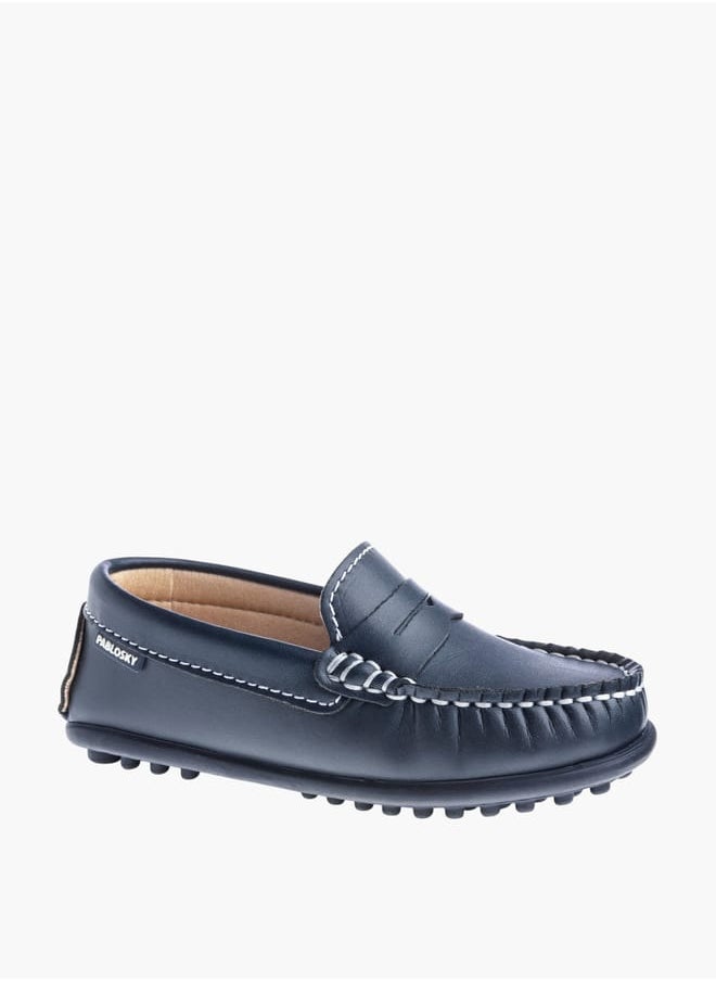 Boys Loafers With Slip-On Closure