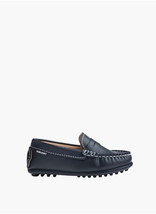 Boys Loafers With Slip-On Closure