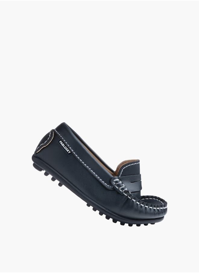 Boys Loafers With Slip-On Closure